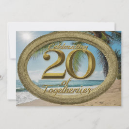 20. Hochzeit Anniversay Einladung