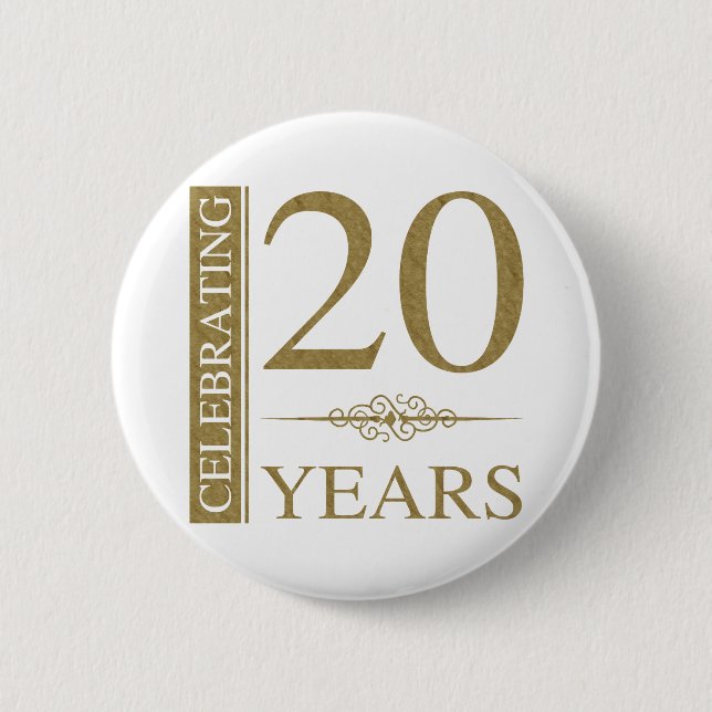 20. Hochzeit Button (Vorderseite)