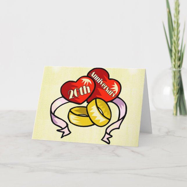 20. Hochzeit Karte (Vorderseite)