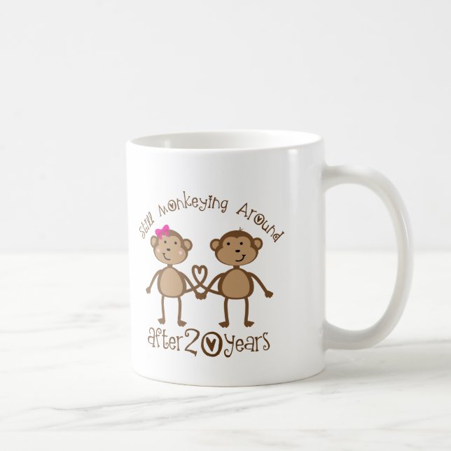20. Hochzeitstag-Geschenke Kaffeetasse (Rechts)