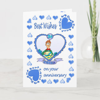 20. Hochzeitstag Karte China