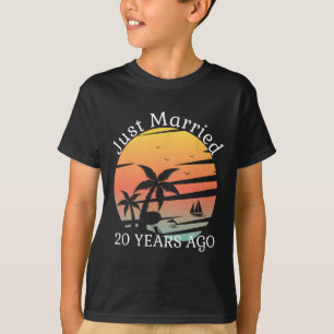 20. Hochzeitstag Kreuzfahrt nur verheiratet 20 Ye T-Shirt
