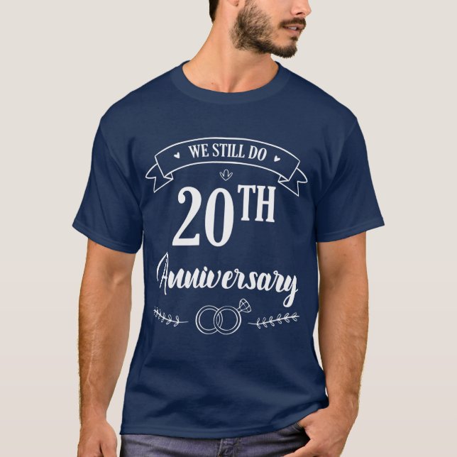 20. Hochzeitstag T-Shirt (Vorderseite)