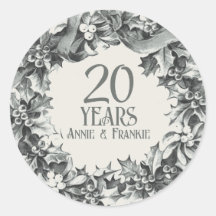 20. Hochzeitstag vintage antik stilvoll