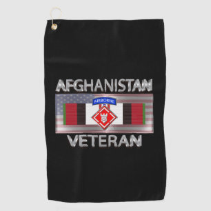 20. Ingenieur Brigade Afghanistan Veteran Golfhandtuch