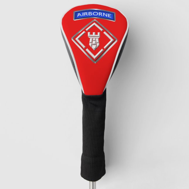 20. Ingenieur-Brigade-Im Flugzeug Golf Headcover (Vorderseite)