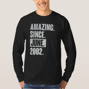 20 Jahre alt 20. Geburtstag Phantastisch seit Juni T-Shirt