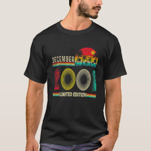 20 Jahre alt 20. Geburtstagsdekoration Dezember 20 T-Shirt