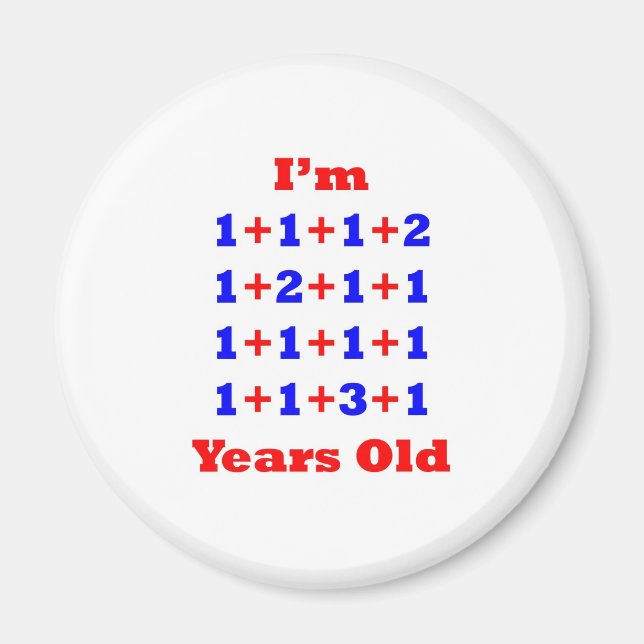 20 Jahre alt! Magnet (Vorne)