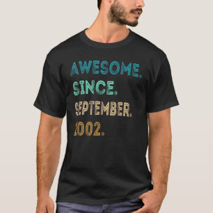 20 Jahre alt Phantastisch seit September 2002 20.  T-Shirt