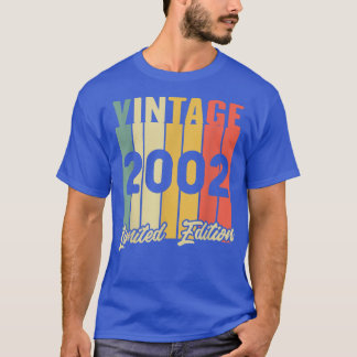 20 Jahre alt Vintag 2002 Limited Edition 20. Bir T-Shirt