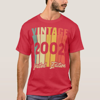 20 Jahre alte Vintage 2002 Limited Edition 20. Geb T-Shirt
