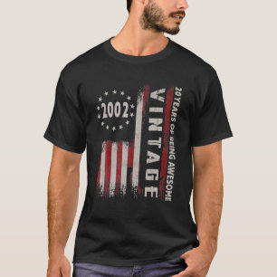 20 Jahre altes Geschenk Vintag 2002 amerikanische T-Shirt
