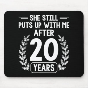 20 Jahre Eheschließungskapelle Funny 20. Jubiläum Mousepad