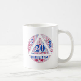 20 Jahre ernüchtern Kaffeetasse