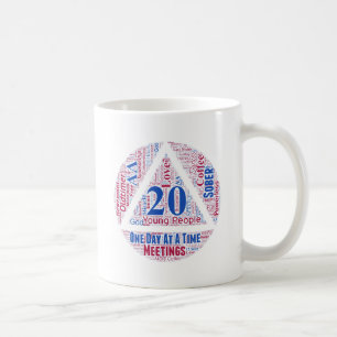 20 Jahre ernüchtern Kaffeetasse