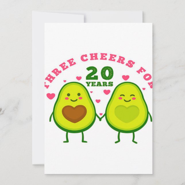 20 Jahre Hochzeitstag| Ehemannsgeschenk (Vorderseite)