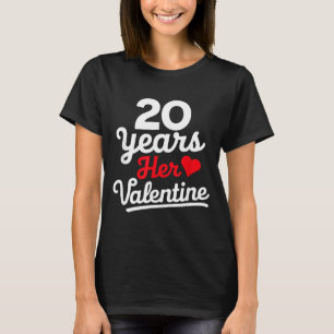 20 Jahre ihr Valentinstag _ Jahrestag Paare Valent T-Shirt
