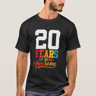 20 Jahre Phantastisches Geschenk 20 Jahre alt 20. T-Shirt