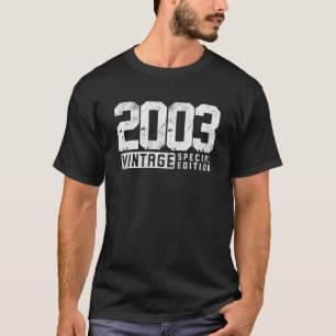 20 Jahre Vintag 2003 20. Geburtstagsdekoration T-Shirt