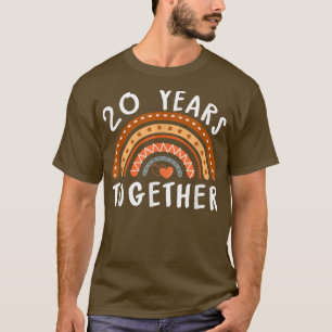 20 Jahre zusammen 20. Ehejubiläum Husban T-Shirt