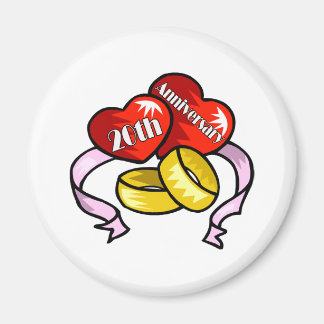 20. Jahrestag Magnet