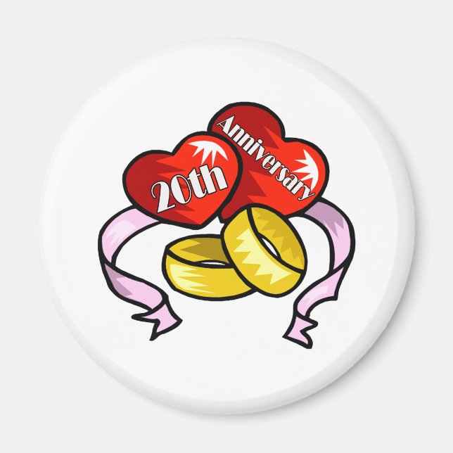 20. Jahrestag Magnet (Vorne)