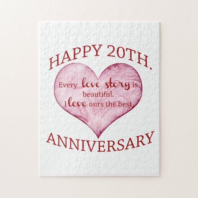 20. Jahrestag Puzzle (Vertikal)