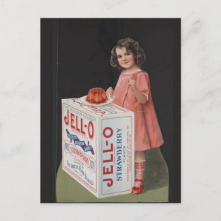 20. JAHRHUNDERT POSTER ART JELLO GIRL POSTKARTE