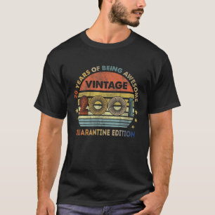 20-jährige Geschenke Vintag 2001 Limited Edition 2 T-Shirt
