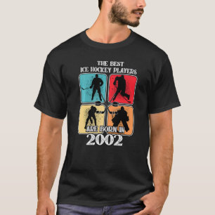 20-jähriger Eishockey-Spieler 2002 20. Geburtstag T-Shirt