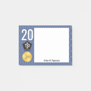 20-jähriger Notizblock des