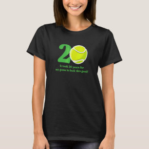 20-jähriger Tennisspieler 2002 20. Geburtstag T-Shirt