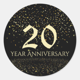 20-jähriger Umschlag Aufkleber