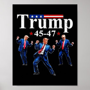 20. Januar 2025 Einweihungstag Trump Tanz Poster