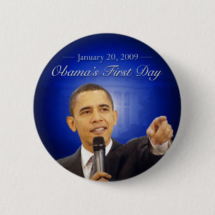 20. Januar: Obamas erster Tagesknopf Button