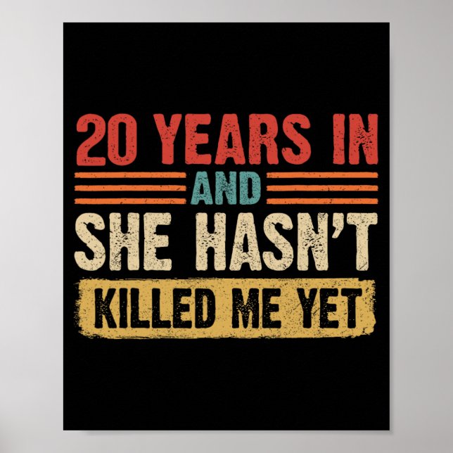 20. Jubiläum 20 Jahre, und sie hat't Ki Poster (Vorne)