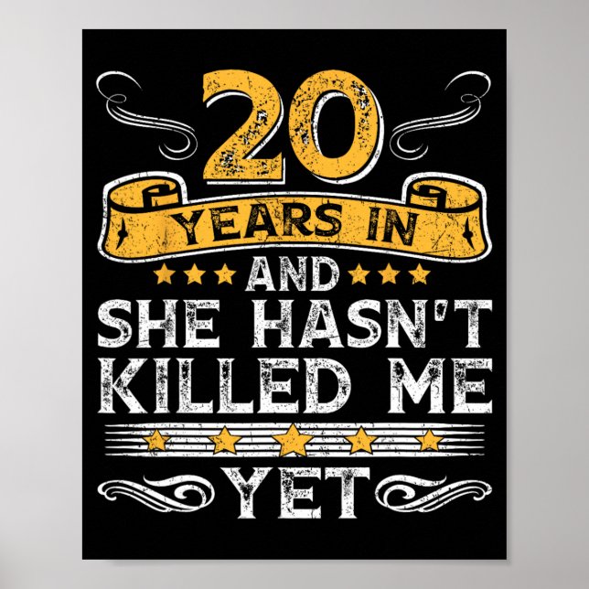 20. Jubiläum 20 Jahre, und sie hat&#39;t Ki Poster (Vorne)