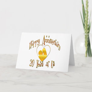 20. Jubiläum Karte