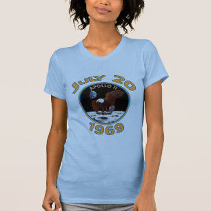 20. Juli 1969 Auftrag Apollo 11 zum Mond T-Shirt
