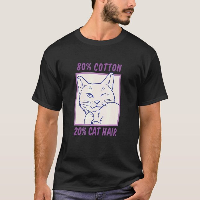 20 Katzenhaare Katze T-Shirt (Vorderseite)