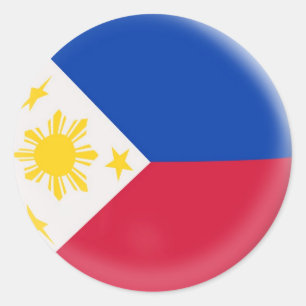 20 kleine Aufkleber Philippinen-Flagge