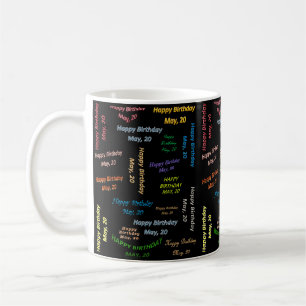 20. Mai Geburtstags-Tasse Kaffeetasse