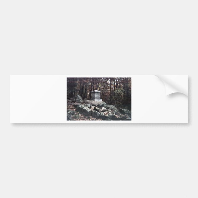 20. Maine-Denkmal auf wenig runde Oberseite Autoaufkleber (Vorne)