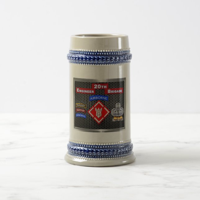 20. Mighty Engineer Brigade-Im Flugzeug Bierglas (Mittel)