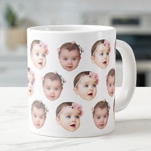 20 Oz Jumbo Baby Face 2 Fotos Spezialität Jumbo-Tasse