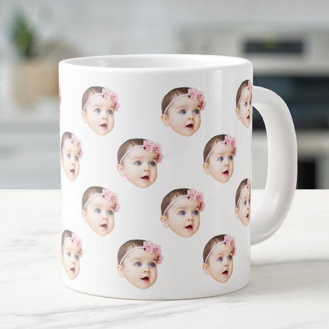 20 Oz Jumbo Niedlich Baby Face Foto Specialty Jumbo-Tasse (Von Creator hochgeladen)