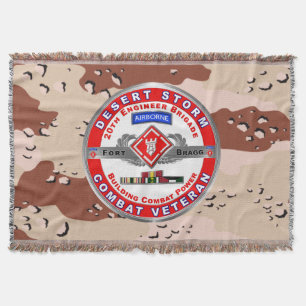 20. Pionierbrigade Desert Storm Veteran Decke