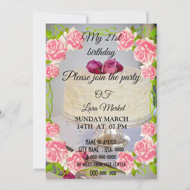 20 % Rabatt für alle Produkte Einladung (Vorderseite)