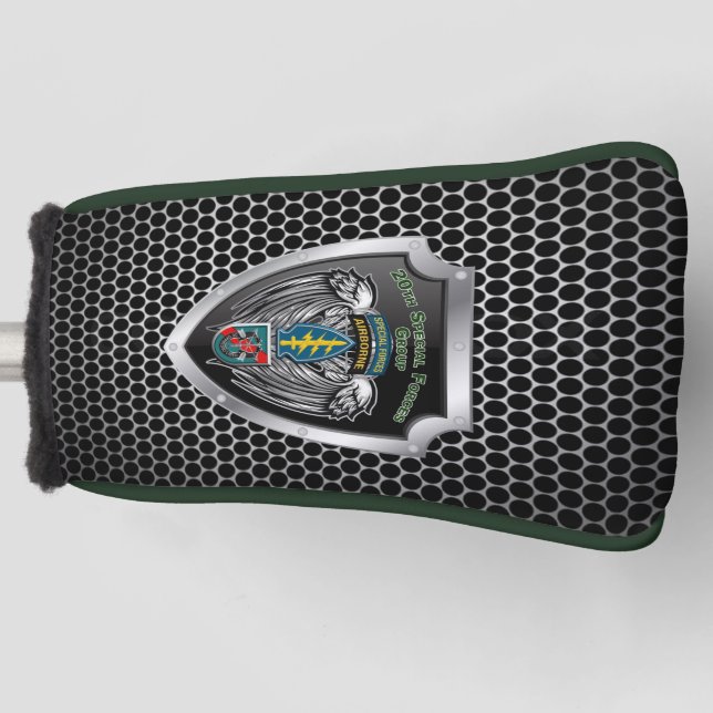 20. Sondereinsatzgruppe (Im Flugzeug) Schild Golf Headcover (Vorderseite)